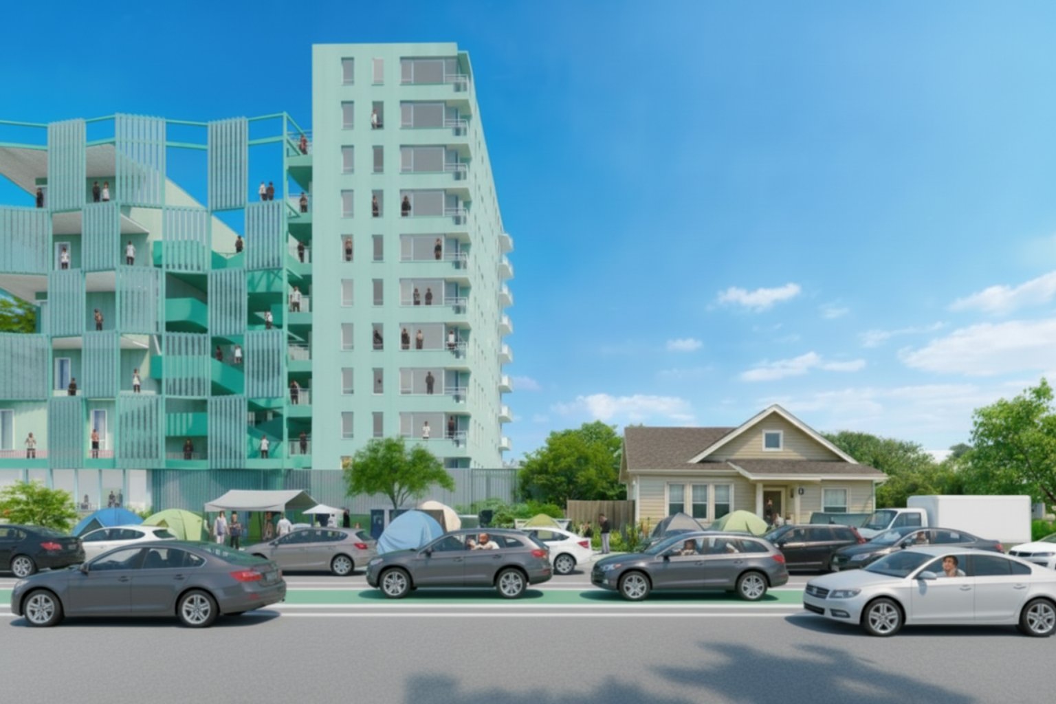 Corner of 14th Street rendering